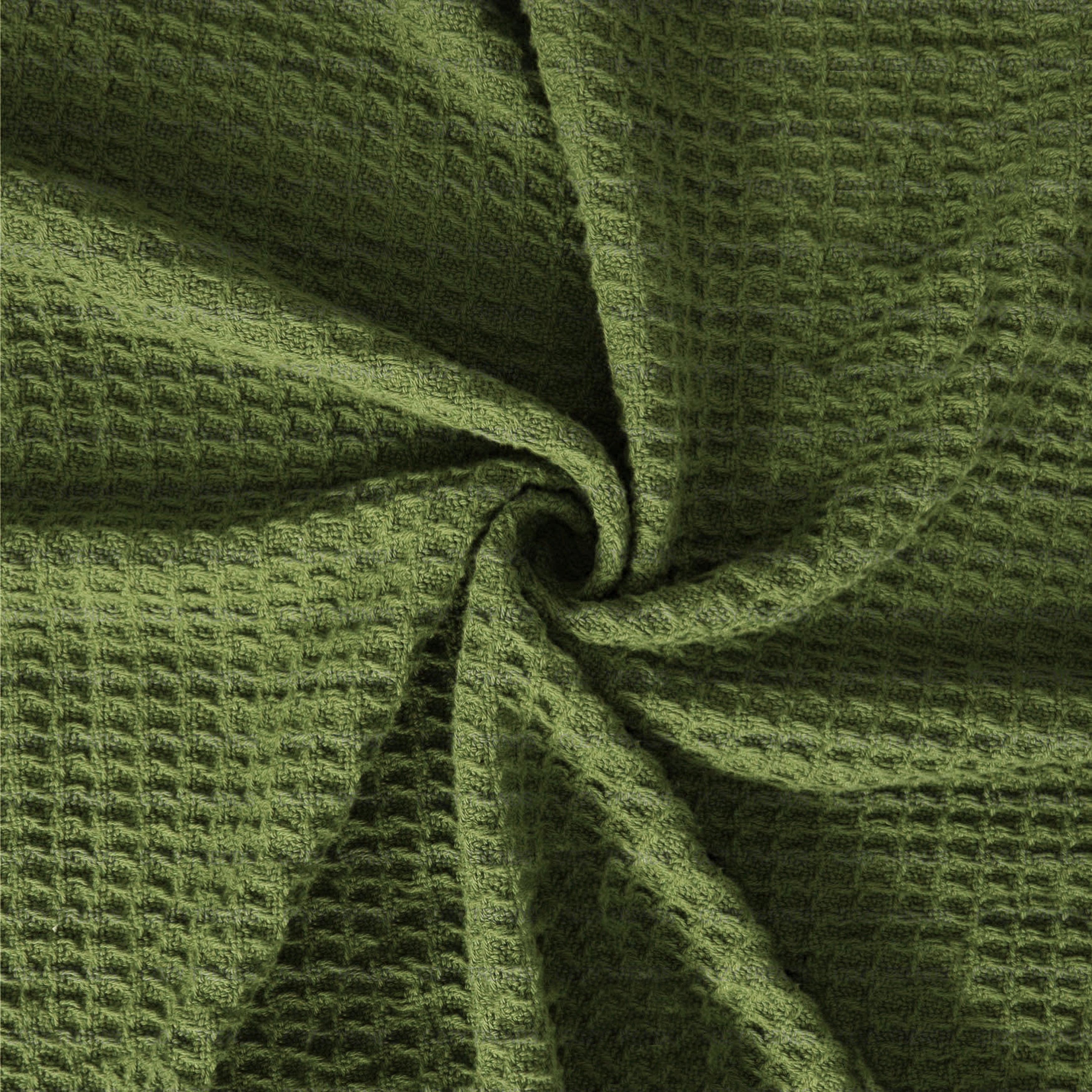 Couvertures thermiques toutes saisons 100 % coton gaufré de poids moyen