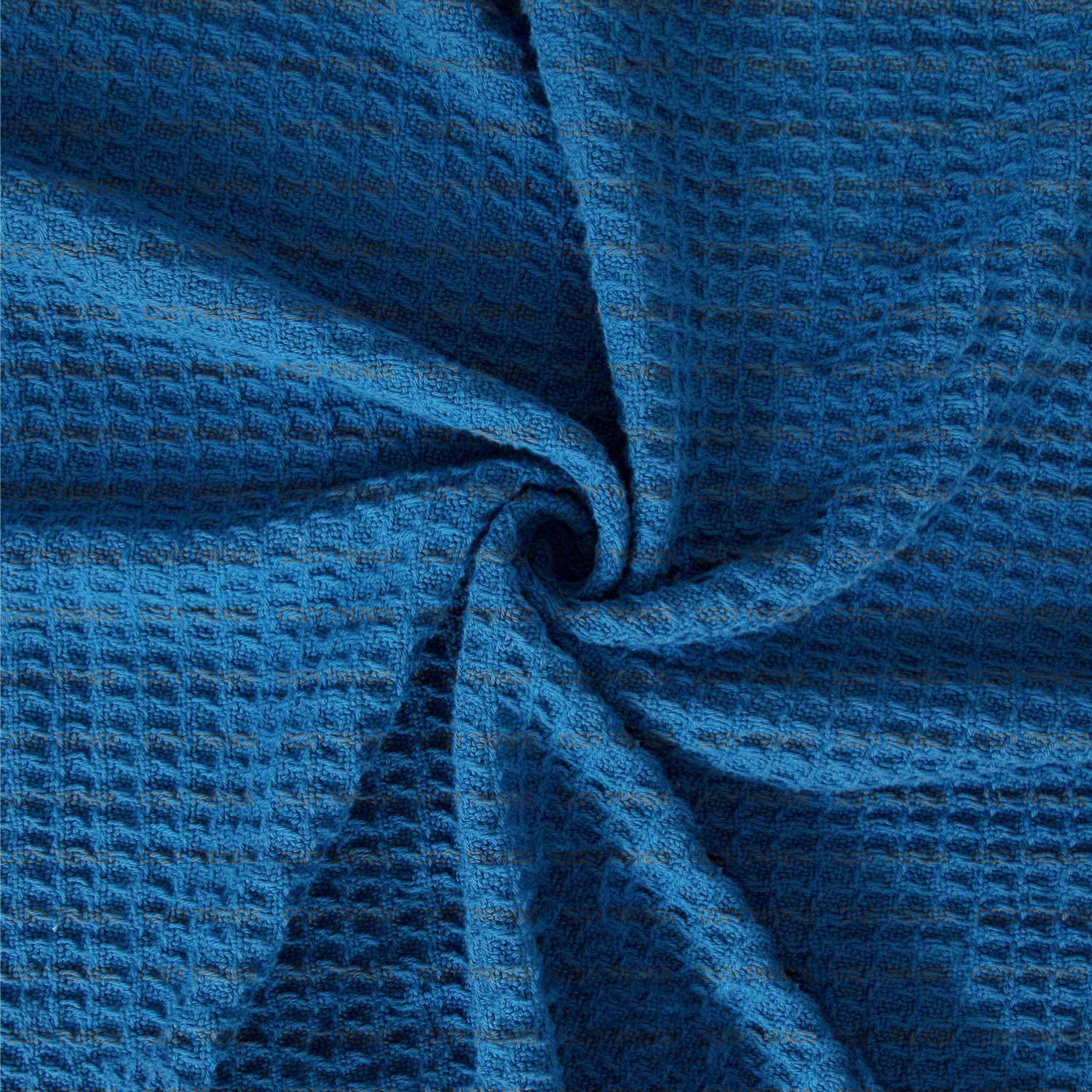 Couvertures thermiques toutes saisons 100 % coton gaufré de poids moyen