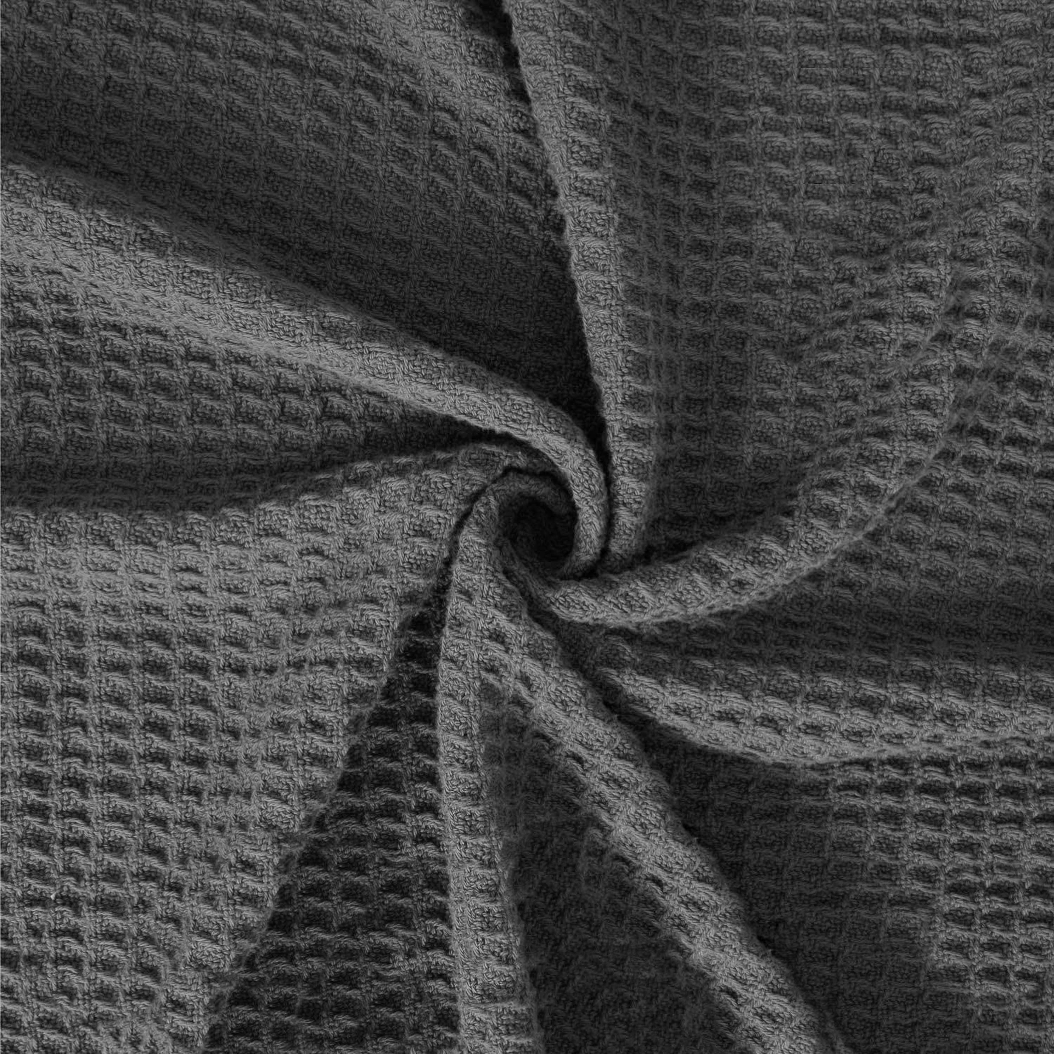 Couvertures thermiques toutes saisons 100 % coton gaufré de poids moyen