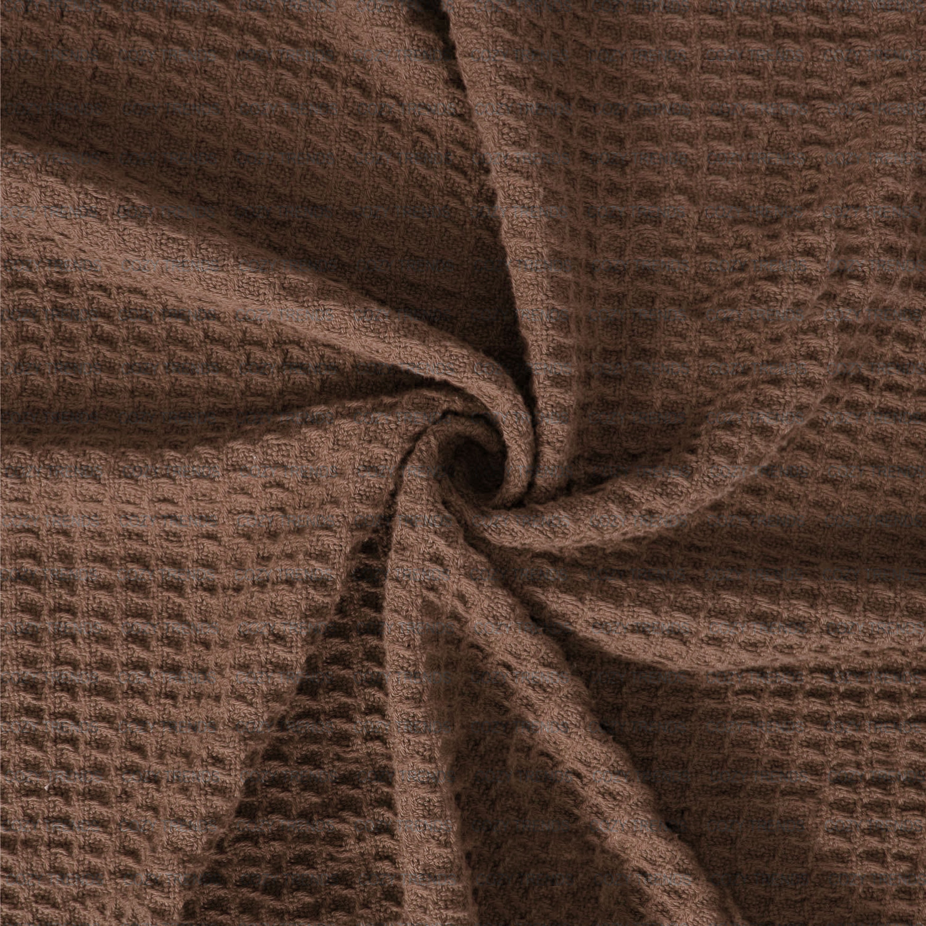 Couvertures thermiques toutes saisons 100 % coton gaufré de poids moyen