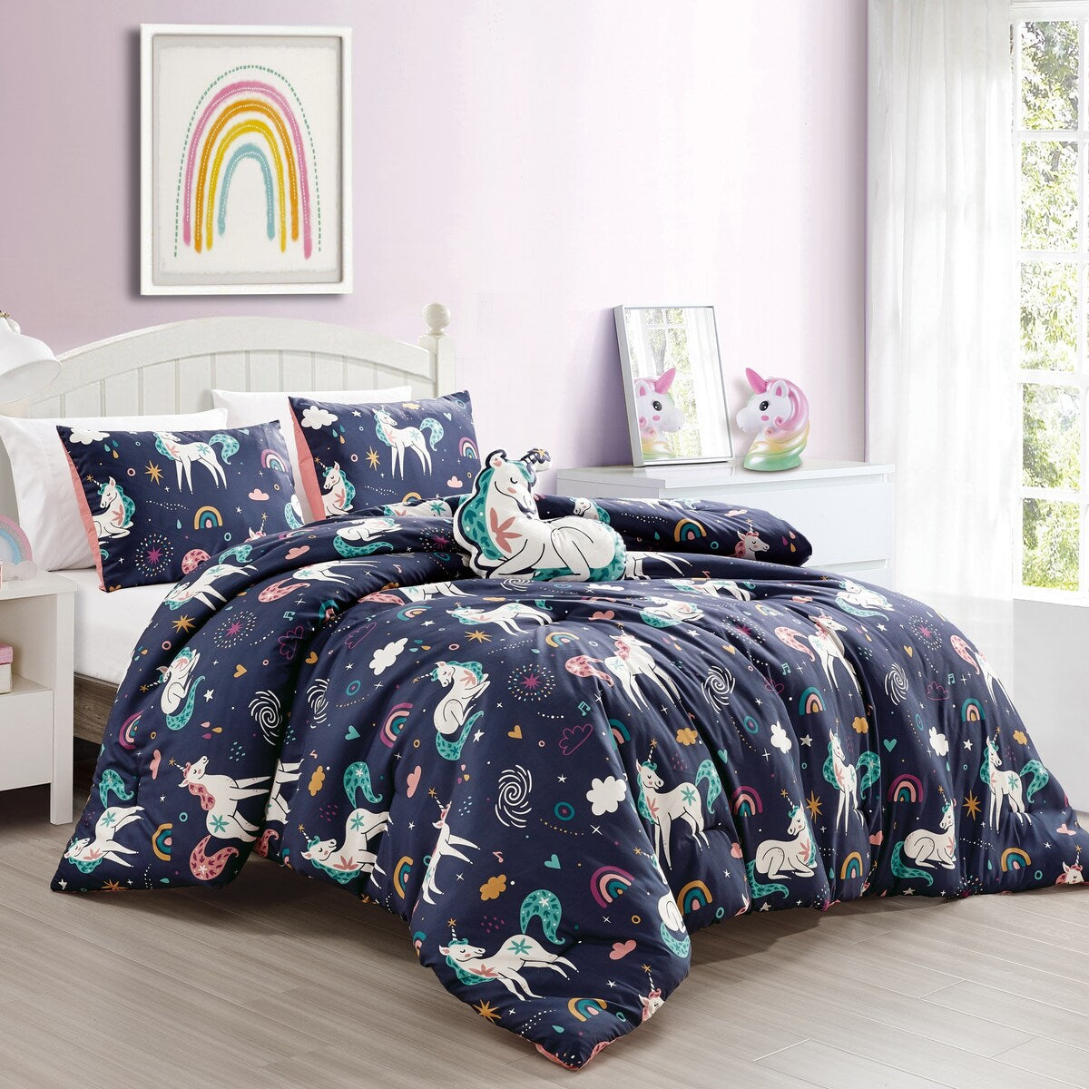 Ensemble de couettes Licorne pour lit simple ou double